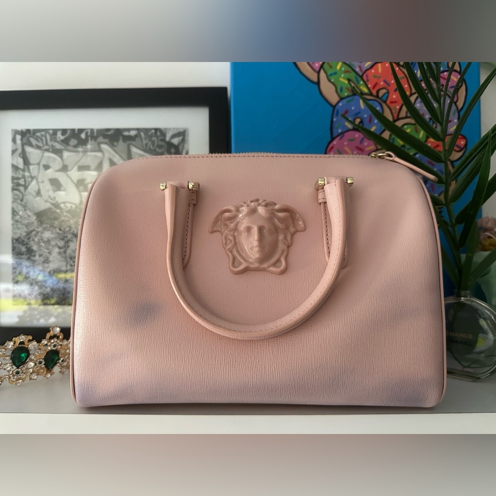 Versace light pink bag